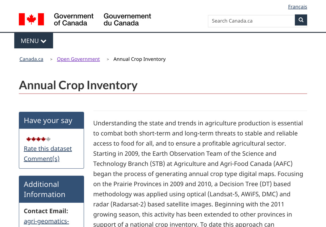 AAFC Annual Crop Inventory