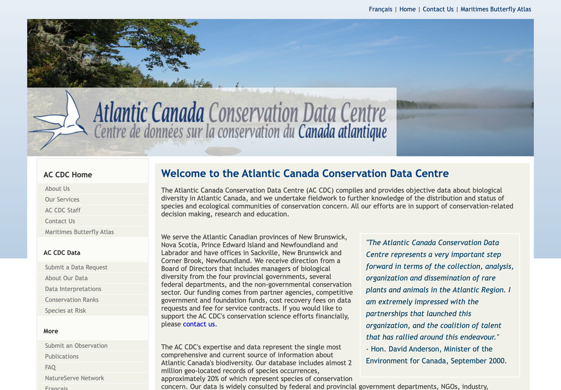 Atlantic Canada Conservation Data Centre