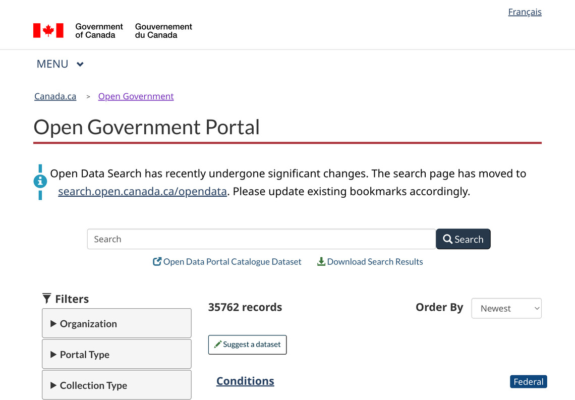Open Government Portal