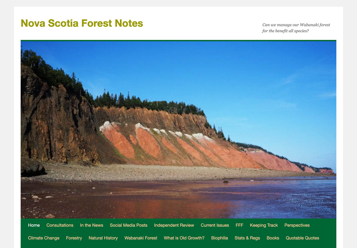 Nova Scotia Forest Notes