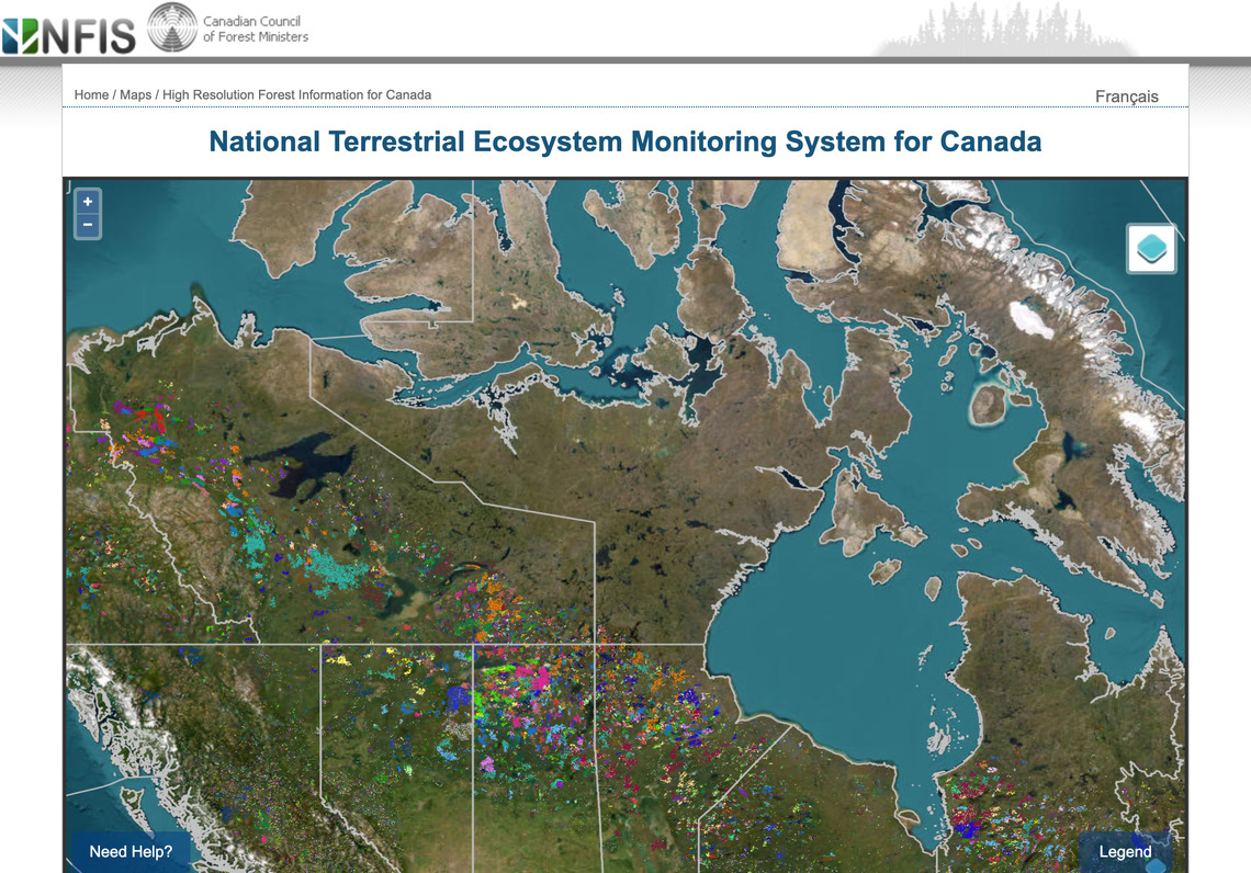 National Terrestrial Ecosystem Monitoring System for Canada