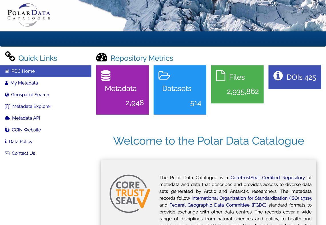 Polar Data Catalogue